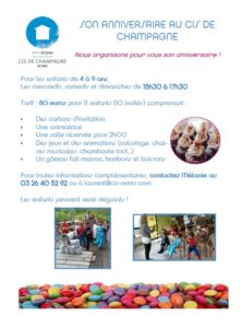 gouter d'anniversaire a reims