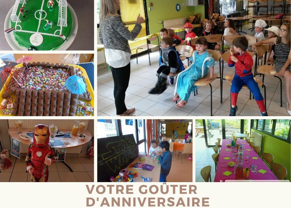 Vos goûters d’anniversaire personnalisés!
