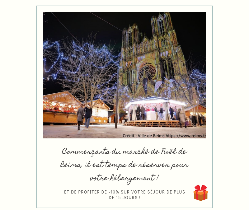 L’hébergement idéal lors du marché de Noël de Reims