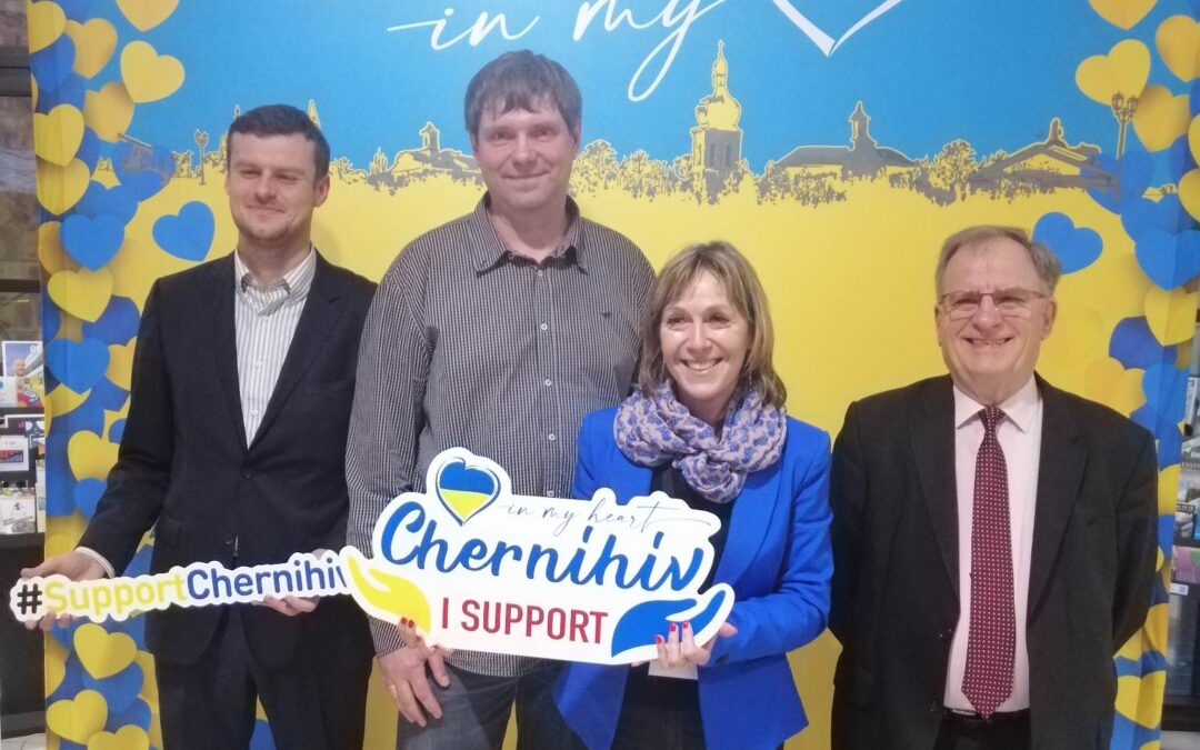 vernissage de l'exposition de Tchernihiv