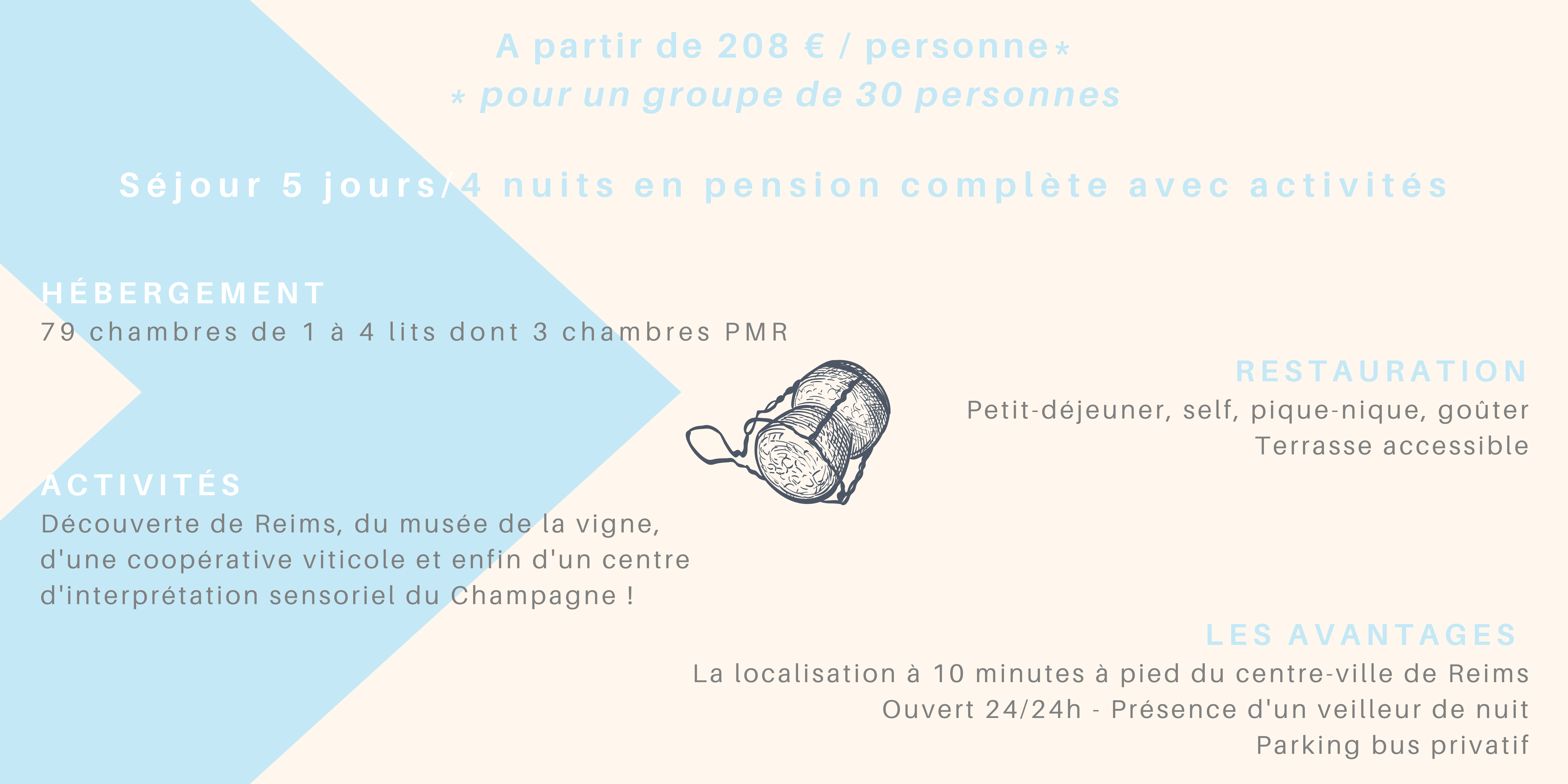 champagne scolaire séjour sensoriel à Reims et séjour adapté aux handicaps