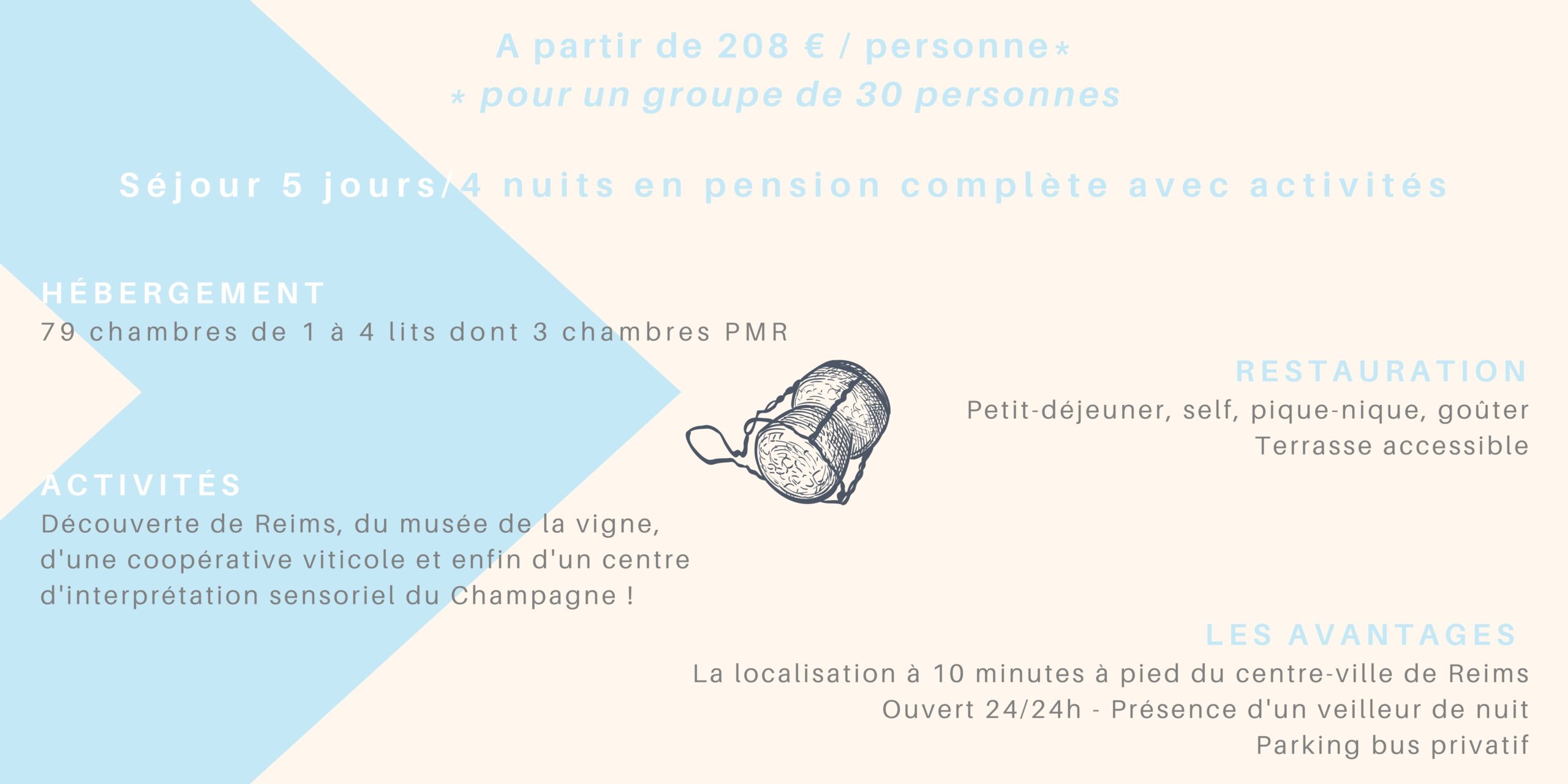 champagne scolaire séjour sensoriel à Reims et séjour adapté aux handicaps