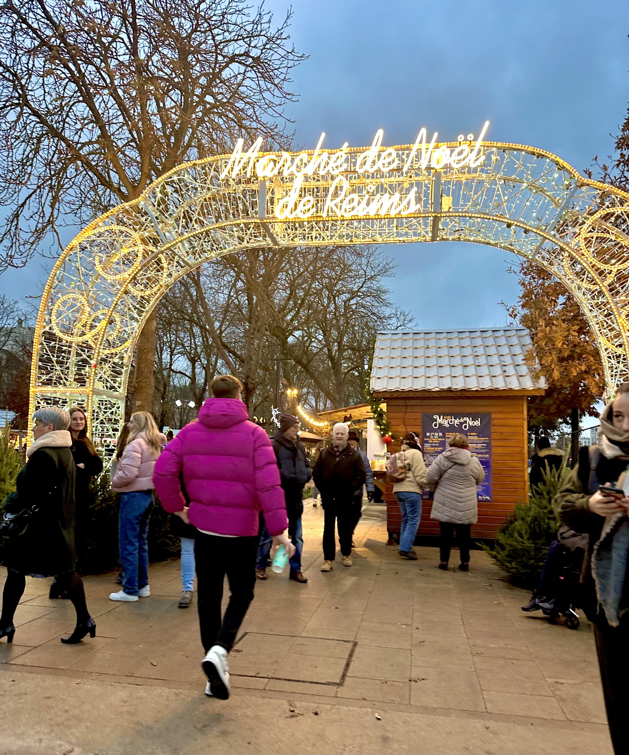 Arche d'entrée du Marché de Noël